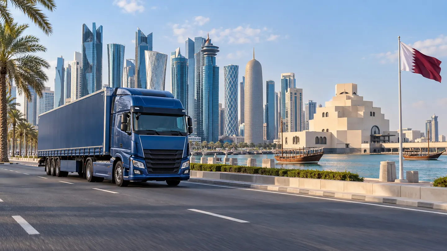 Doha · West Bay · Körfez yolları temsili görseli